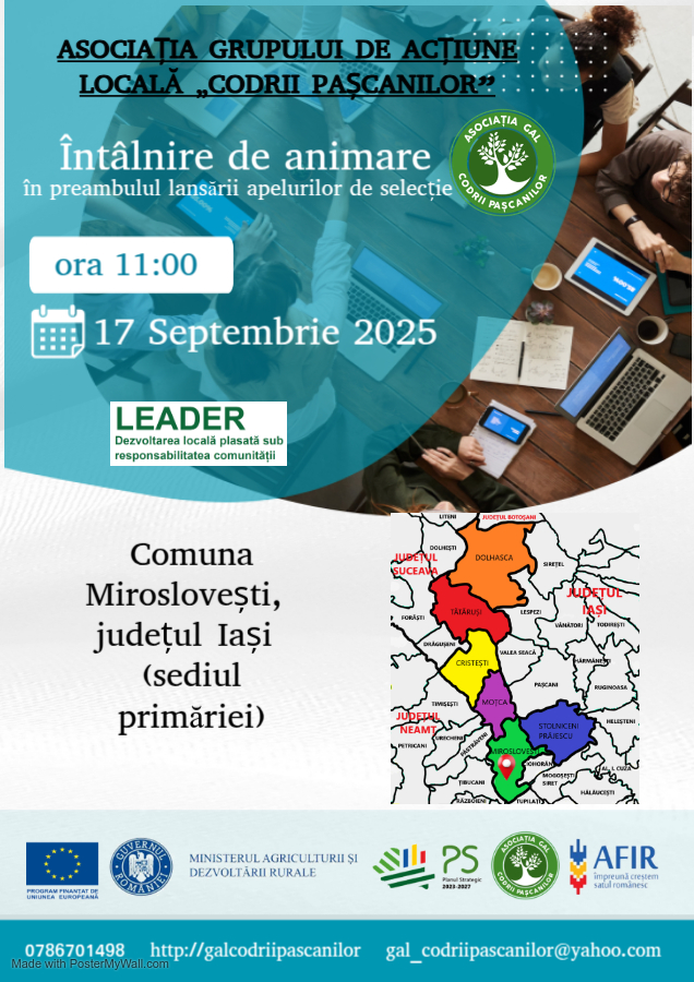 AFIS ANIMARE SEPTEMBRIE 2025 - Miroslovești